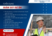 Kim Nhật: Tuyển dụng Giám sát dự án